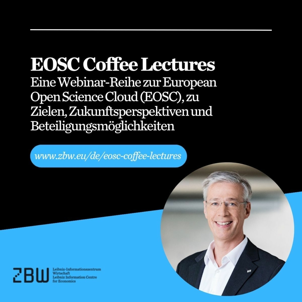 Flyer Veranstaltungshinweis: EOSC Coffee Lectures